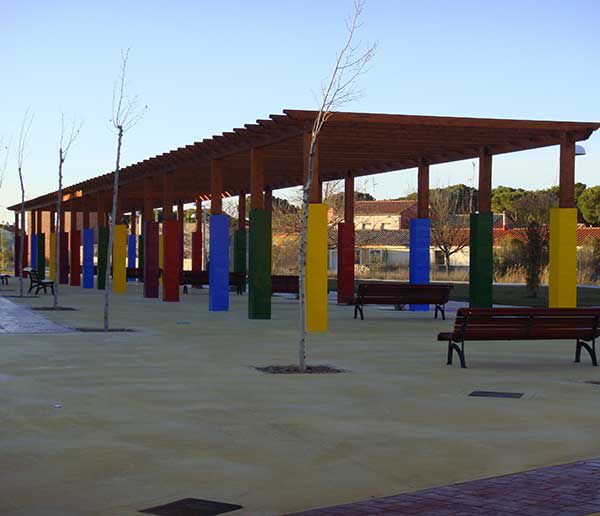 trabajos de construcción en Peñafiel