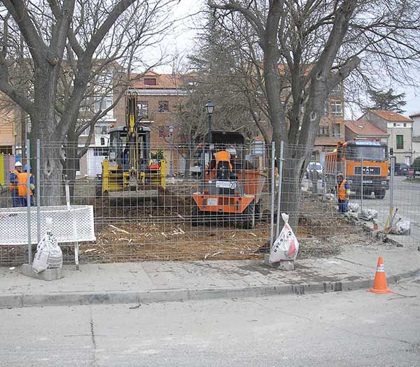 Instalaciones de la empresa construcción en Peñafiel